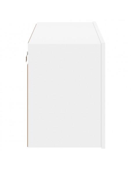 Mobile TV a Parete Bianco 80x30x41 cm