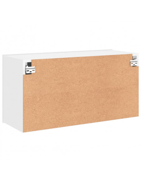 Mobile TV a Parete Bianco 80x30x41 cm
