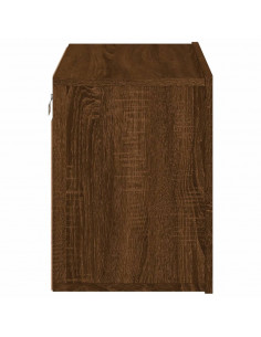 Mobile TV a Parete Rovere Marrone 60x30x41 cm 2