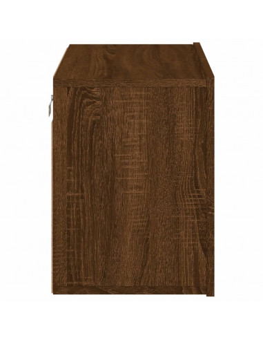 Mobile TV a Parete Rovere Marrone 60x30x41 cm