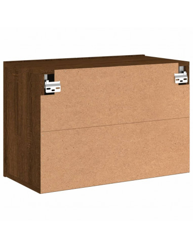 Mobile TV a Parete Rovere Marrone 60x30x41 cm