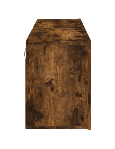 Mobili TV a Parete 2pz Rovere Fumo 60x30x41 cm