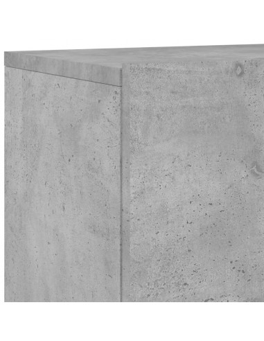Mobili TV a Parete 2pz Grigio Cemento 60x30x41 cm