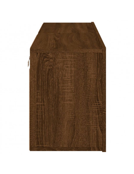 Mobili TV a Parete 2pz Rovere Marrone 60x30x41 cm
