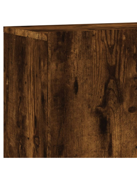 Mobile TV a Parete Rovere Fumo 100x30x41 cm