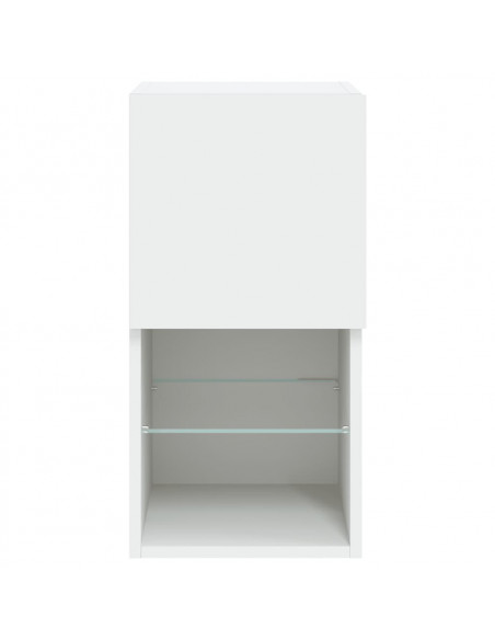 Mobile TV con Luci LED Bianco 30,5x30x60 cm