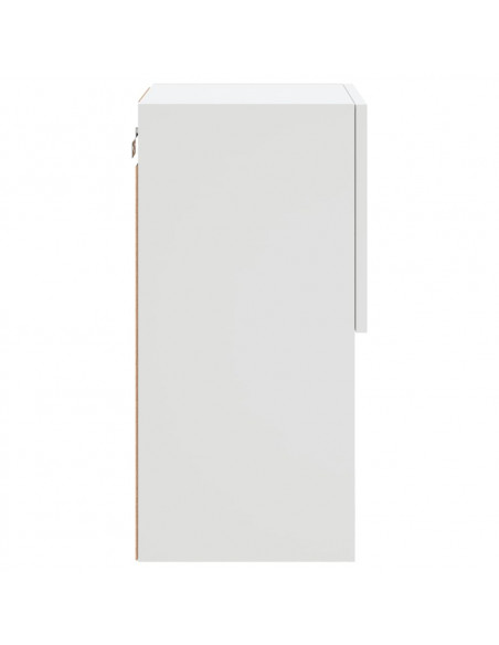 Mobile TV con Luci LED Bianco 30,5x30x60 cm
