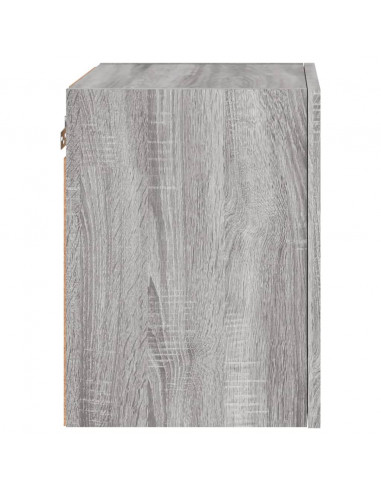 Mobili TV Muro 2pz Grigio Sonoma 40,5x30x40cm Legno Multistrato