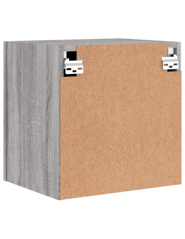Mobili TV Muro 2pz Grigio Sonoma 40,5x30x40cm Legno Multistrato
