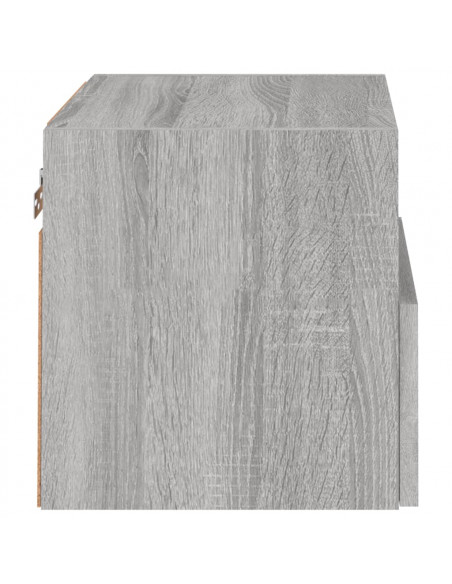 Mobile TV Parete Grigio Sonoma 40x30x30 cm in Legno Multistrato