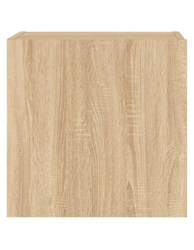 Mobili TV Muro 2pz Rovere Sonoma 40,5x30x40cm Legno Multistrato