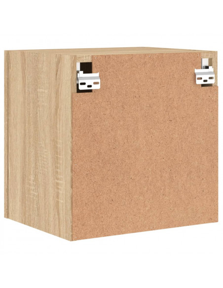Mobili TV Muro 2pz Rovere Sonoma 40,5x30x40cm Legno Multistrato