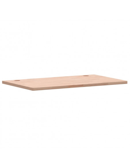 Piano Scrivania 100x60x2,5 cm in Legno Massello di Faggio