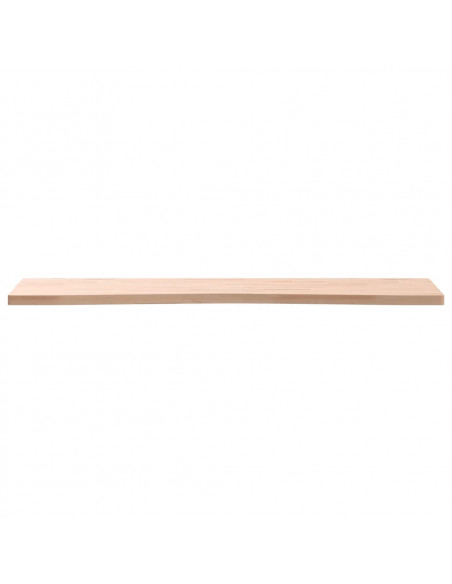 Piano per Scrivania 110x(55-60)x2,5 cm Legno Massello di Faggio