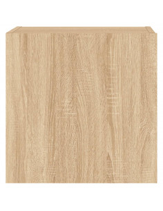 Mobile TV Parete Rovere Sonoma 40,5x30x40 cm Legno Multistrato 2