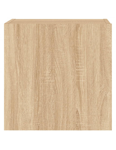 Mobile TV Parete Rovere Sonoma 40,5x30x40 cm Legno Multistrato