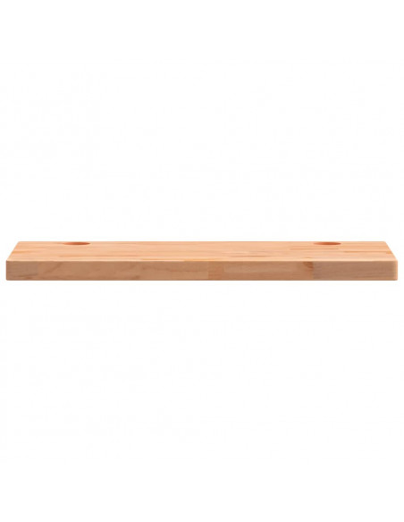 Piano Scrivania 100x50x4 cm in Legno Massello di Faggio