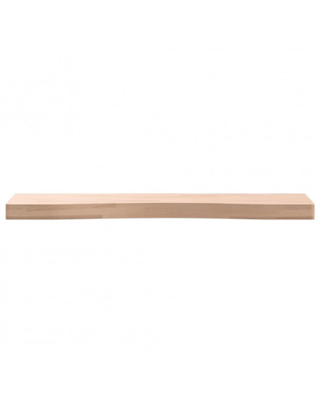 Piano per Scrivania 80x(36-40)x4 cm Legno Massello di Faggio