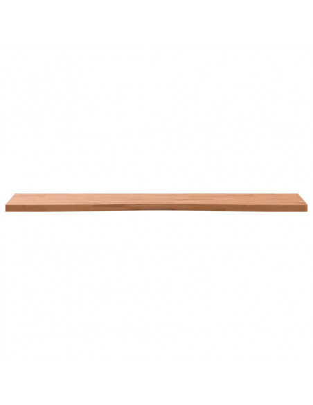 Piano per Scrivania 110x(50-55)x2,5 cm Legno Massello di Faggio