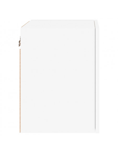 Mobili TV a Parete 2pz Bianchi 40,5x30x40 cm Legno Multistrato