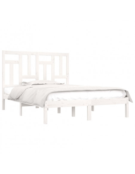 Giroletto Bianco in Legno Massello di Pino 200x200 cm