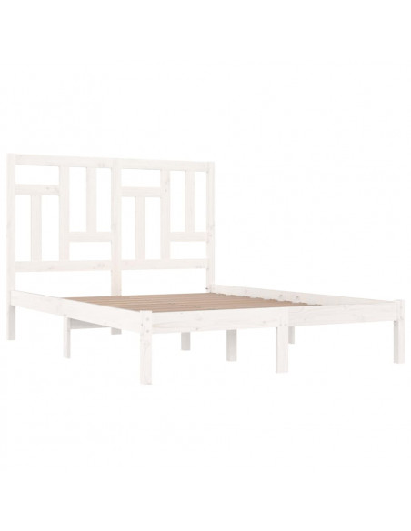 Giroletto Bianco in Legno Massello di Pino 200x200 cm
