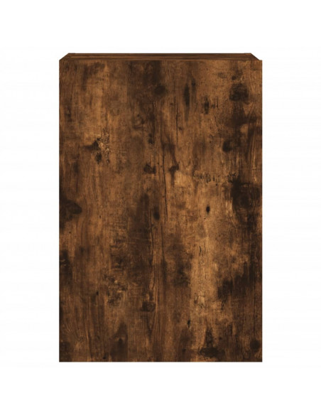 Mobile TV a Parete Rovere Fumo 40,5x30x60 cm Legno Multistrato