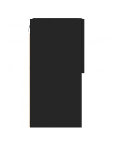 Mobile TV con Luci LED Nero 40,5x30x60 cm