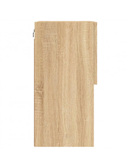 Mobile TV con Luci LED Rovere Sonoma 40,5x30x60 cm
