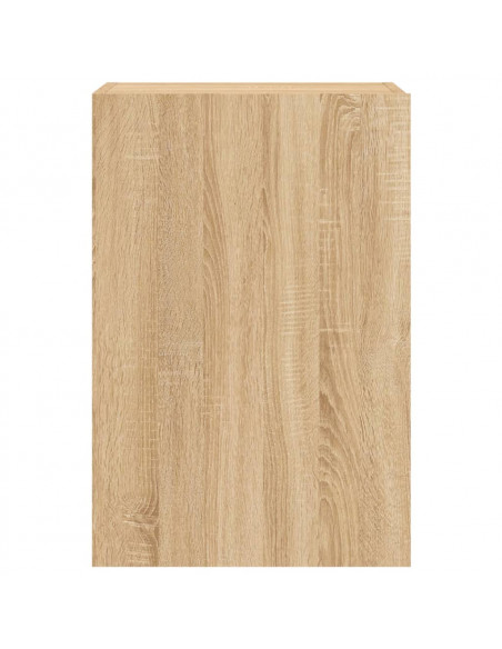 Mobile TV Parete Rovere Sonoma 40,5x30x60 cm Legno Multistrato