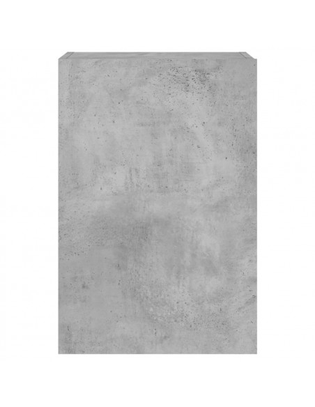 Mobile TV Parete Grigio Cemento 40,5x30x60 cm Legno Multistrato
