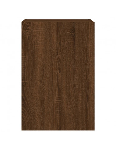Mobili TV Muro 2 pz Rovere Marrone 40,5x30x60 Legno Multistrato