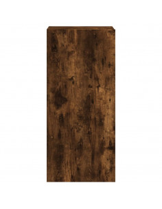 Mobile TV a Parete Rovere Fumo 40,5x30x90 cm Legno Multistrato 2
