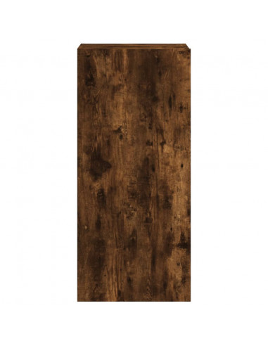 Mobile TV a Parete Rovere Fumo 40,5x30x90 cm Legno Multistrato