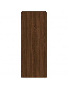 Mobile TV Parete Rovere Marrone 40,5x30x102cm Legno Multistrato 2