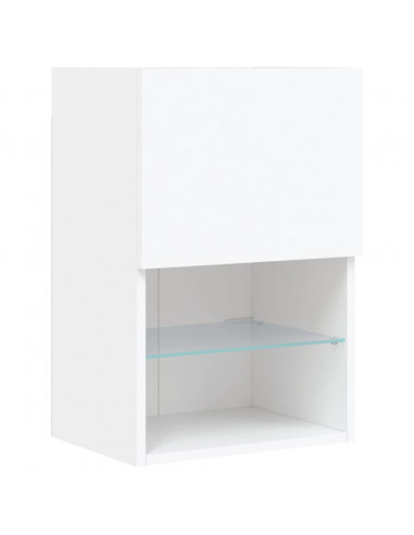 Mobile TV con Luci LED Bianco 40,5x30x60 cm