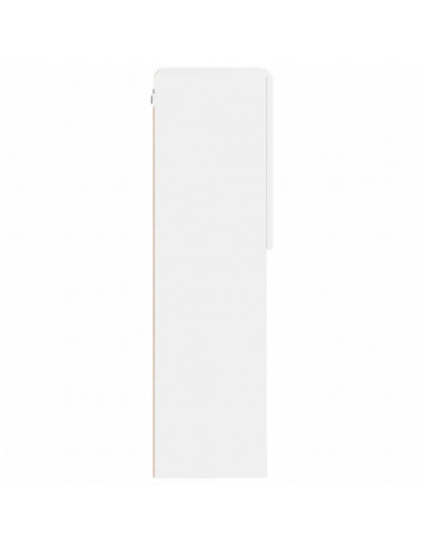 Mobile TV con Luci LED Bianco 40,5x30x102 cm