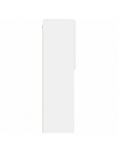 Mobile TV con Luci LED Bianco 40,5x30x102 cm