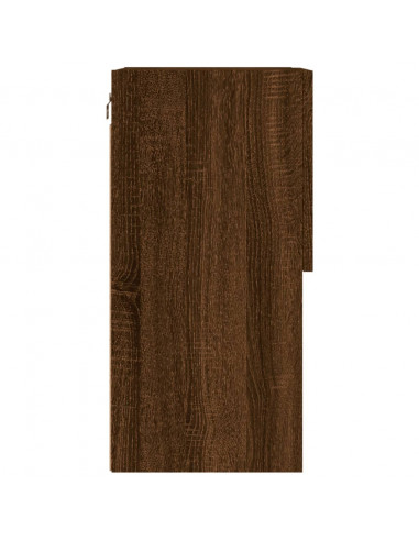 Mobile TV con Luci LED Rovere Marrone 40,5x30x60 cm