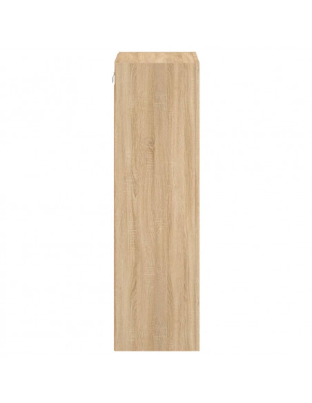 Mobile TV Parete Rovere Sonoma 40,5x30x102 cm Legno Multistrato