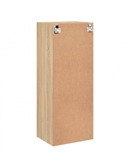 Mobile TV Parete Rovere Sonoma 40,5x30x102 cm Legno Multistrato