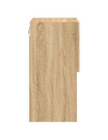 Mobili TV con Luci LED 2pz Rovere Sonoma 30,5x30x60 cm