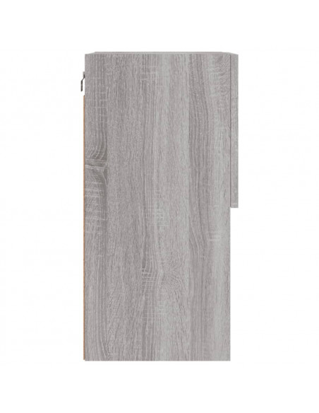 Mobile TV con Luci LED Grigio Sonoma 40,5x30x60 cm