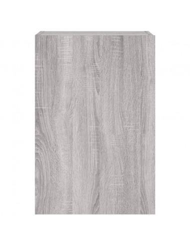 Mobile TV Parete Grigio Sonoma 40,5x30x60 cm Legno Multistrato