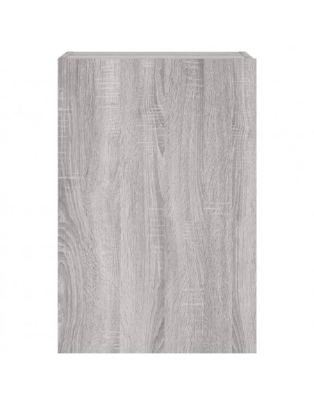 Mobile TV Parete Grigio Sonoma 40,5x30x60 cm Legno Multistrato