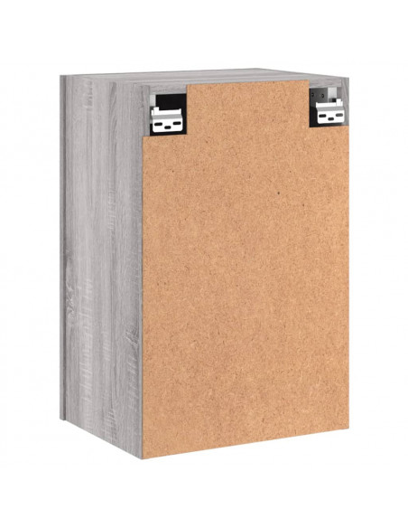 Mobile TV Parete Grigio Sonoma 40,5x30x60 cm Legno Multistrato