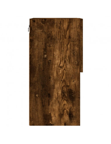 Mobile TV con Luci LED Rovere Fumo 40,5x30x60 cm