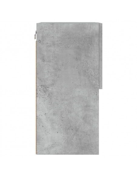 Mobile TV con Luci LED Grigio Cemento 40,5x30x60 cm