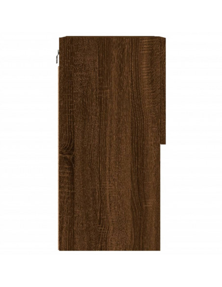 Mobili Porta TV con Luci LED 2 pz Rovere Marrone 40,5x30x60 cm