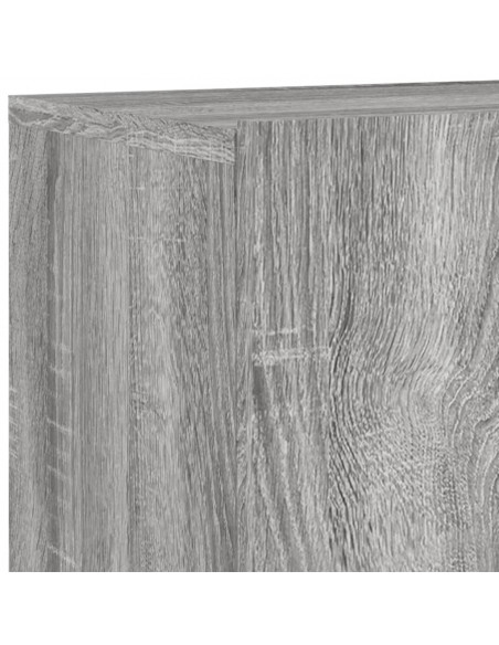 Mobili TV a Muro 4pz Grigio Sonoma in Legno Multistrato